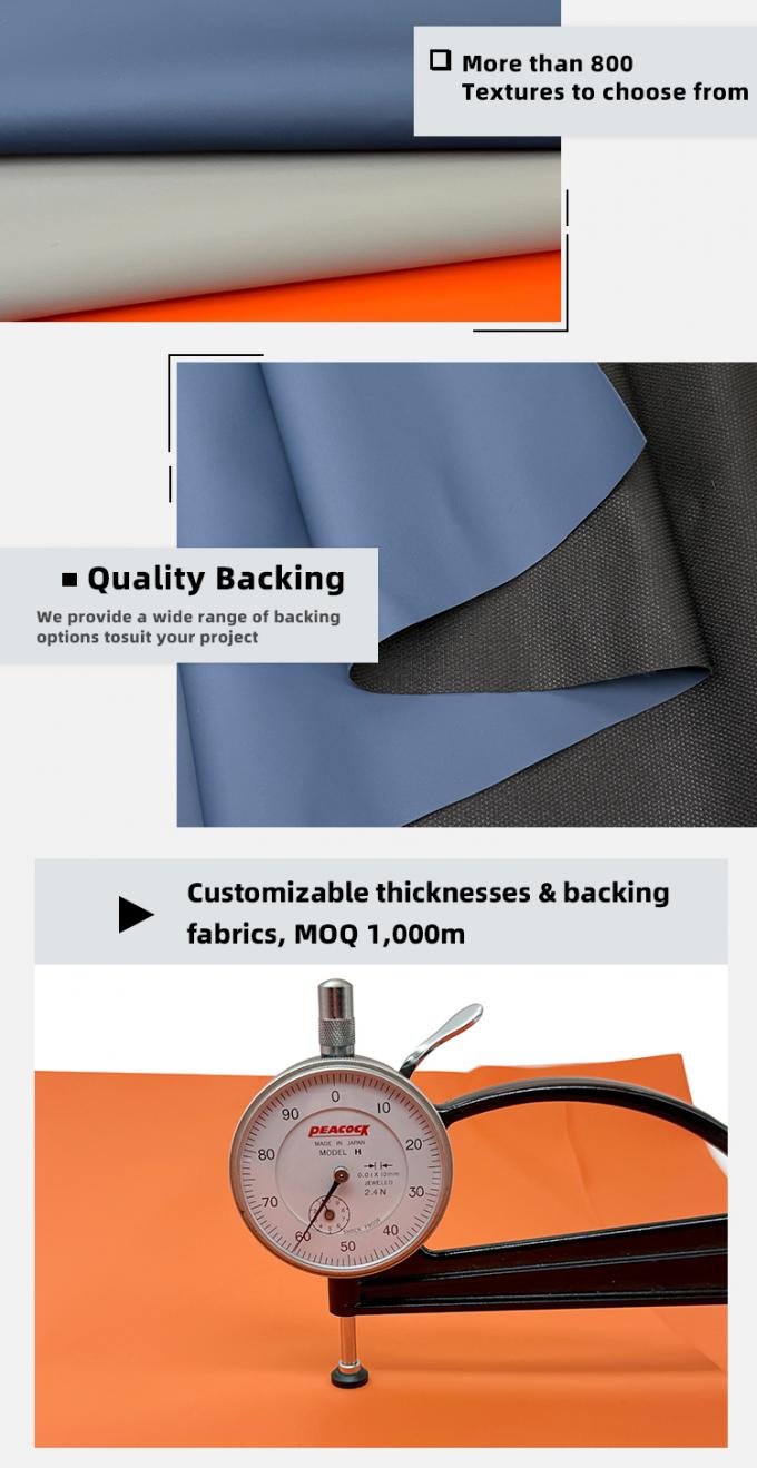 160cm PVC Syntetyczny Skóra Sztuczna Gładki Mated teksturowany Embossed Stretch dla Sofy Buty fotelik samochodowy Stolik Polerowanie 5