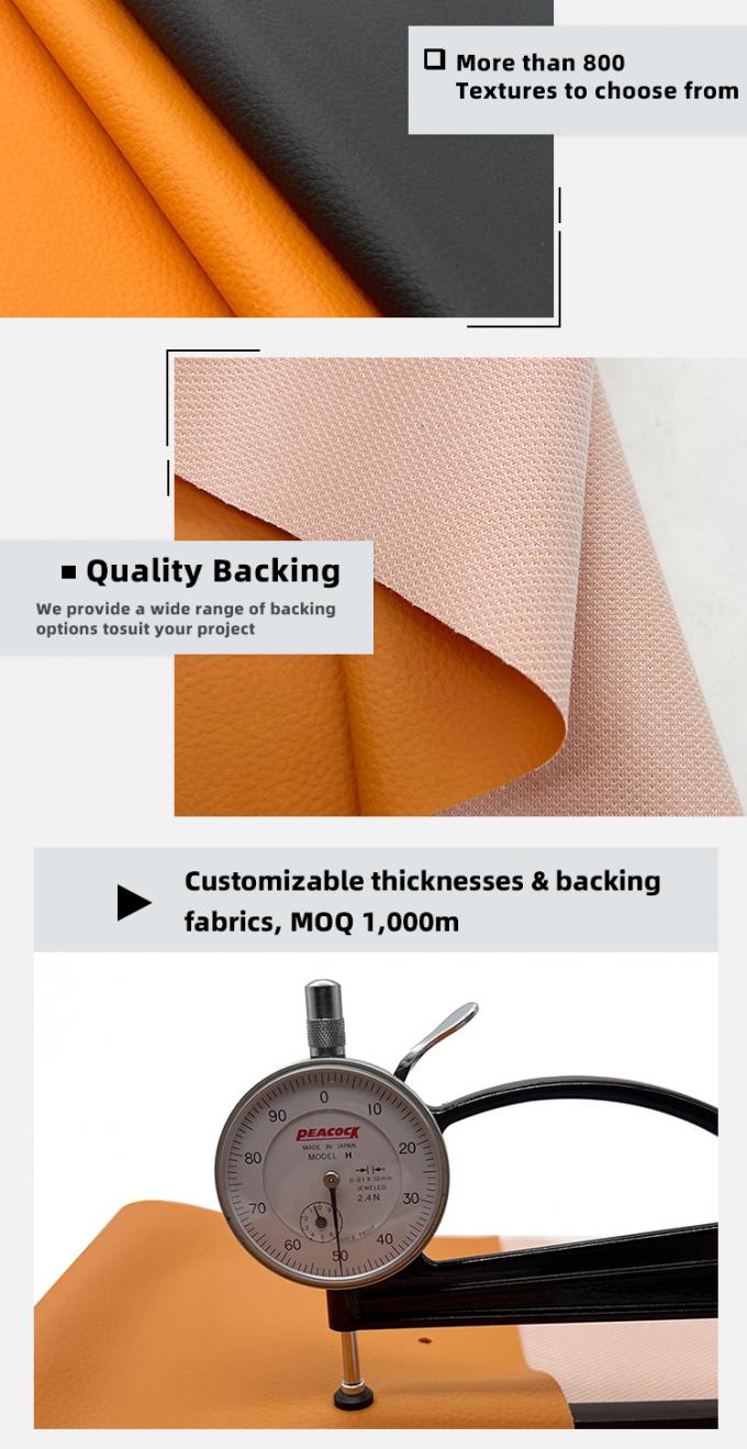 Tekstura PVC Litchi Sk&oacute;ra syntetyczna Sk&oacute;ra podobna do sk&oacute;ry Czuję się fałszywa Sk&oacute;ra do krzesła Sofa Samoch&oacute;d Worek do st&oacute;p 5