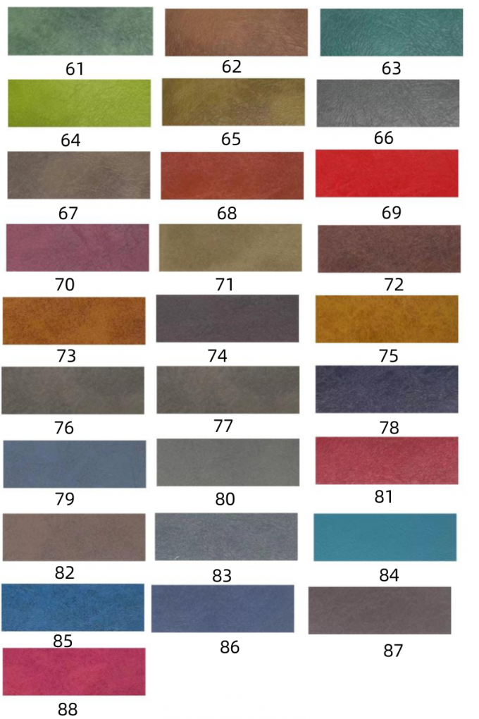 PVC Crazy Horse Oil Wax Brązowana Sztuczna Skóra Sztuczna Do Krzesła Sofa Torba samochodowa Pas fotelika Tkanina Sztuczna 14