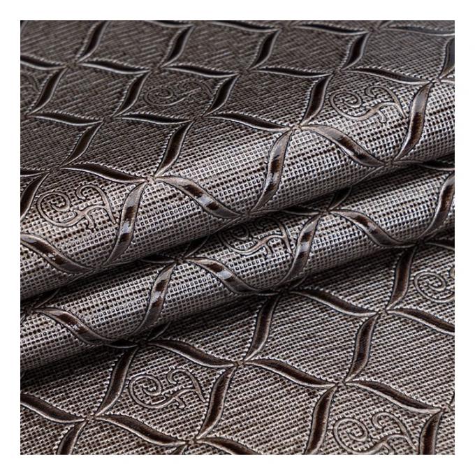 Sprzedaż hurtowa Pvc Jasny wzór geometryczny Sztuczna skóra syntetyczna Opakowanie Portfel Pudełko Notatnik Sztuczna skóra 9