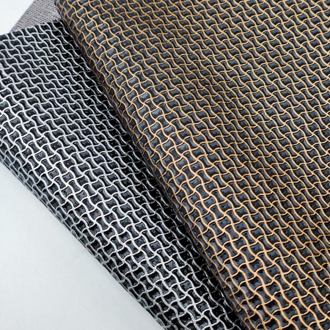 PVC Złota nić Jedwabna Ziarno Geometryczny Wz&oacute;r Syntetyczna Sztuczna Sk&oacute;ra Buty Torby Notatnik Dekoracja Podkładka Sk&oacute;rzana Tkanina 6