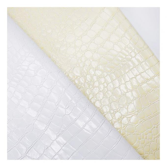 Wysoki połysk wzór kamienia PVC skóra syntetyczna wzór zwierzęcy Buty Torby i Torebki Tkanina ze sztucznej skóry 13