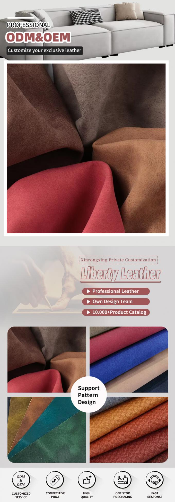 PU Zmrażona skóra owiec Nubuck Ziarno Sztuczna skóra torebka buty Portfel Dekoracja notatniki Pudełko Sztuczna skóra Tkanina 4